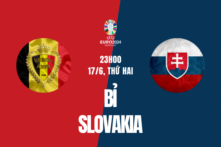 Bỉ vs Slovakia